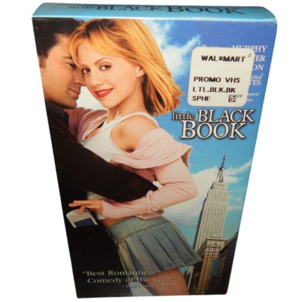 THE LITTLE BLACK BOOK vintage VHS in original paper case NWT FACTORY SEALED